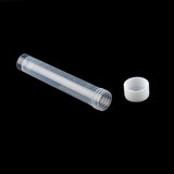 Maxbell 5Pcs 10ml&10Pcs 5ml Plastic Graduated Cryovial Test Tube Sample w/ Screw Cap