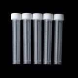 Maxbell 5Pcs 10ml&10Pcs 5ml Plastic Graduated Cryovial Test Tube Sample w/ Screw Cap