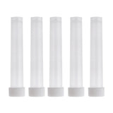 Maxbell 5Pcs 10ml&10Pcs 5ml Plastic Graduated Cryovial Test Tube Sample w/ Screw Cap