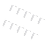 Maxbell 4x10pcs 2ml Plastic Graduated Cylinder Centrifuge Tube Laboratory with Lid