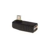 Maxbell Maxbell Leftward Micro USB Male to USB Female OTG Adapter for Cellphone Tablet