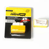 Maxbell 4xOBD2 Plug and Drive Performance Chip Tuning Box for Benzine Car Yellow