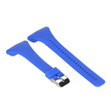 Maxbell 2 Fashion Silicone Watch Band Replacement Strap For Polar FT4 FT7 FT Watch Black Blue - Aladdin Shoppers