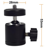 Maxbell 4x1/4" Screw Tripod Ball Head Bracket Holder Mount Ballhead for DSLR Camera
