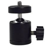 Maxbell 4x1/4" Screw Tripod Ball Head Bracket Holder Mount Ballhead for DSLR Camera