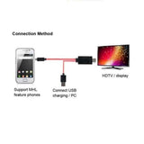 Maxbell Maxbell TV AV Cable Micro USB MHL to HDMI HDTV Adapter for Samsung Note 2 3 S3 S4