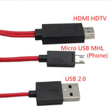 Maxbell Maxbell TV AV Cable Micro USB MHL to HDMI HDTV Adapter for Samsung Note 2 3 S3 S4