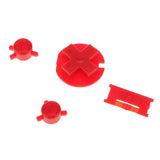 Maxbell 2xColorful A B Buttons D-pad for Nintendo Game boy Color GBC Video Game Red