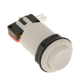 Maxbell Maxbell Game Long Push Button Micro Switch for Arcade Multicade MAME Jamma White