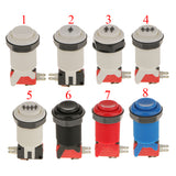 Maxbell Maxbell Game Long Push Button Micro Switch for Arcade Multicade MAME Jamma White