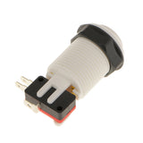 Maxbell Maxbell Game Long Push Button Micro Switch for Arcade Multicade MAME Jamma White