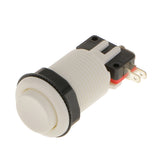 Maxbell Maxbell Game Long Push Button Micro Switch for Arcade Multicade MAME Jamma White