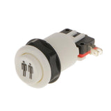 Maxbell Maxbell 2 Player Game Long Push Button Micro Switch for Arcade Multicade MAME Jamma