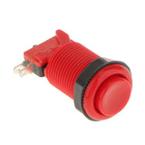 Maxbell Maxbell Game Long Push Button Micro Switch for Arcade Multicade MAME Jamma Red