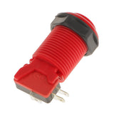 Maxbell Maxbell Game Long Push Button Micro Switch for Arcade Multicade MAME Jamma Red