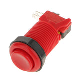 Maxbell Maxbell Game Long Push Button Micro Switch for Arcade Multicade MAME Jamma Red