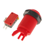 Maxbell Maxbell Game Long Push Button Micro Switch for Arcade Multicade MAME Jamma Red