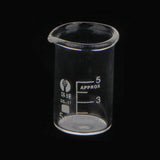 Maxbell 6xLow Form Glass Measuring Graduated Beaker Chemistry Lab glassware 5ML