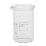Maxbell 6xLow Form Glass Measuring Graduated Beaker Chemistry Lab glassware 5ML