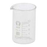 Maxbell 6xLow Form Glass Measuring Graduated Beaker Chemistry Lab glassware 10ML