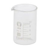 Maxbell 6xLow Form Glass Measuring Graduated Beaker Chemistry Lab glassware 10ML