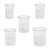 Maxbell Low Form Glass Measuring Graduated Beaker Chemistry Lab glassware 20ml 10ml