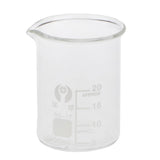 Maxbell Low Form Glass Measuring Graduated Beaker Chemistry Lab glassware 20ml 10ml
