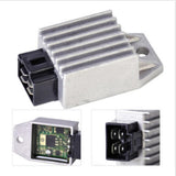 Maxbell 4x4 Pin Voltage Regulator Rectifier for GY6 50cc-150cc Moped Scooter ATV