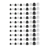 Maxbell 100x10pcs M6 Black Dome Bolt Nut Protection Caps Cover Hexagon Screws M6x10mm