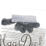 Maxbell 30x10pcs M6 Black Dome Bolt Nut Protection Caps Cover Hexagon Screws M6x10mm