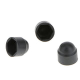 Maxbell 8x10pcs M6 Black Dome Bolt Nut Protection Caps Cover Hexagon Screws M6x10mm