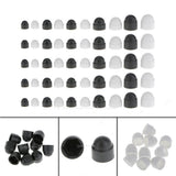 Maxbell 6x10pcs M6 Black Dome Bolt Nut Protection Caps Cover Hexagon Screws M6x10mm