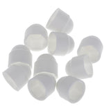 Maxbell 11x10pcs M6 White Dome Bolt Nut Protection Caps Cover Hexagon Screws