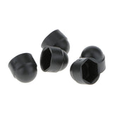 Maxbell 6x10pcs M6 Black Dome Bolt Nut Protection Caps Cover Hexagon Screws M8x13mm