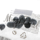 Maxbell 6x10pcs M6 Black Dome Bolt Nut Protection Caps Cover Hexagon Screws M8x13mm