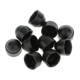 Maxbell 6x10pcs M6 Black Dome Bolt Nut Protection Caps Cover Hexagon Screws M8x14mm
