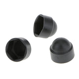 Maxbell 8x10pcs M6 Black Dome Bolt Nut Protection Caps Cover Hexagon Screws M8x14mm