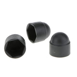 Maxbell 14x10pcs/set M10 Black Dome Bolt Nut Protection Caps Cover Hexagon Screws