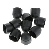 Maxbell 4x10pcs/set M10 Black Dome Bolt Nut Protection Caps Cover Hexagon Screws