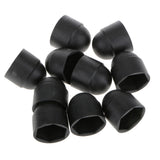 Maxbell 4x10pcs/set M10 Black Dome Bolt Nut Protection Caps Cover Hexagon Screws