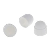 Maxbell 2x10pcs M12 White Dome Bolt Nut Protection Caps Cover Hexagon Screws