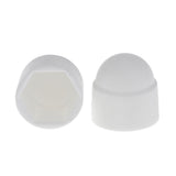 Maxbell 2x10pcs M12 White Dome Bolt Nut Protection Caps Cover Hexagon Screws