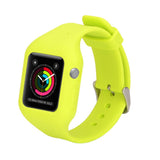 Replacement Silicone Smart Watch Band Sport Strap for iWatch 42mm Green