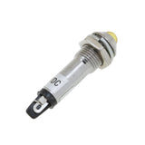 Maxbell 2x10pcs 8mm 24V Yellow LED Metal Indicator Light XD8-2