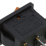Maxbell 2x250V 10A 10 PCS Yellow LED Light 12V Car Boat Auto ON/OFF Rocker SPST Switch