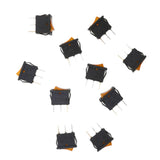 Maxbell 2x250V 10A 10 PCS Yellow LED Light 12V Car Boat Auto ON/OFF Rocker SPST Switch