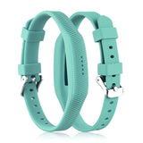 Maxbell Maxbell Sports Silicone Wrist Band + Metal Buckle For Fitbit Flex 2 Watch Green