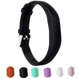 Maxbell Maxbell Sports Silicone Wrist Band + Metal Buckle For Fitbit Flex 2 Watch Black