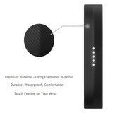 Maxbell Maxbell Sports Silicone Wrist Band + Metal Buckle For Fitbit Flex 2 Watch Black