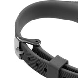 Maxbell Maxbell Sports Silicone Wrist Band + Metal Buckle For Fitbit Flex 2 Watch Black